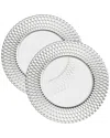 Villeroy & Boch Boston Crystal Buffet Plates, Set Of 2 In Clear