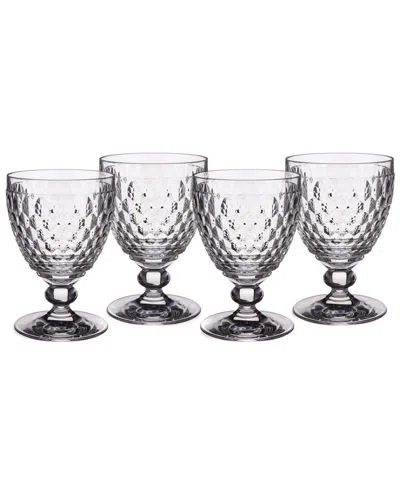 VILLEROY & BOCH VILLEROY & BOCH BOSTON SET OF 4 CLARETS