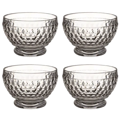 Villeroy & Boch Boston Set Of 4 Individual Bowl In Clear