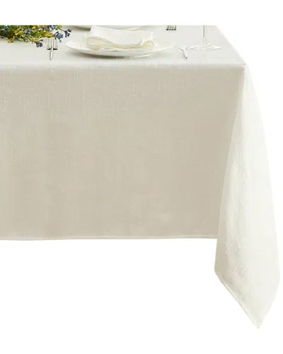 Villeroy & Boch Bristow Solid Texture Tablecloth In White