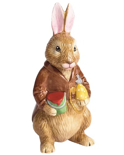 Villeroy & Boch Bunny Tales Grandpa Hans Figurine In Brown
