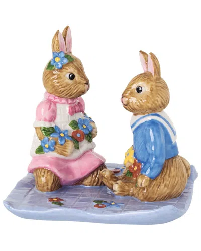 Villeroy & Boch Bunny Tales Picnic Figurine In Multi