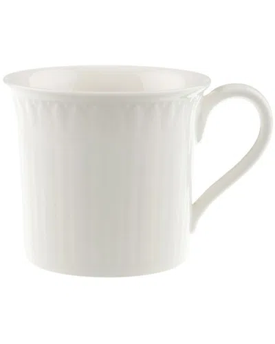 Villeroy & Boch Cellini Coffee Cup In White