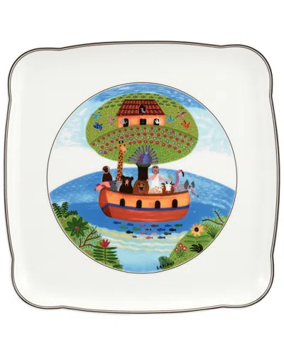 Villeroy & Boch Charm & Breakfast Design Naif Square Plate In Multi