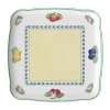 Villeroy & Boch Charm & Breakfast French Garden Square Platter In White