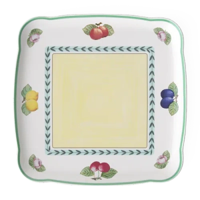 VILLEROY & BOCH VILLEROY & BOCH CHARM & BREAKFAST FRENCH GARDEN SQUARE PLATTER