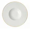 Villeroy & Boch Chateau Septfontaines Gold Rim Dinner Bowl In White
