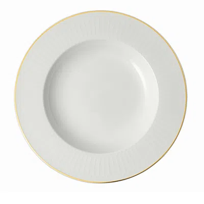 Villeroy & Boch Chateau Septfontaines Rim Soup Bowl In White