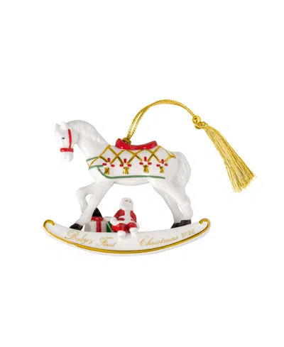 Villeroy & Boch Christmas Classics 2026 Rocking Horse Ornament In Multi