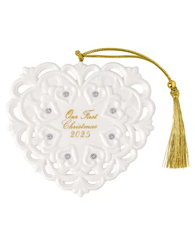 Villeroy & Boch Christmas Classics Heart Dated Ornament 2025 In Gold