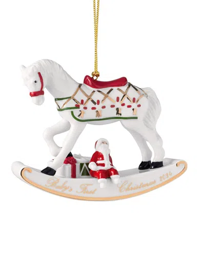 VILLEROY & BOCH VILLEROY & BOCH CHRISTMAS CLASSICS ORNAMENT: ROCKING HORSE