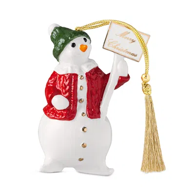 Villeroy & Boch Christmas Classics Ornament: Snowman In Multi