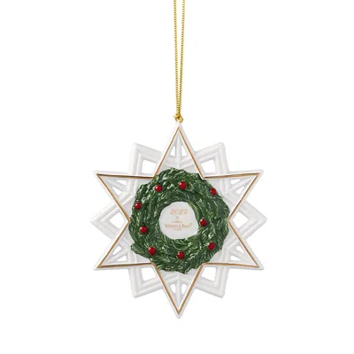 Villeroy & Boch Christmas Classics Ornament: Star In Multi