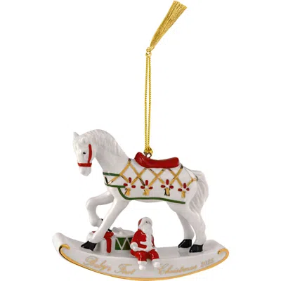 VILLEROY & BOCH VILLEROY & BOCH CHRISTMAS CLASSICS ROCKING HORSE DATED ORNAMENT 2025
