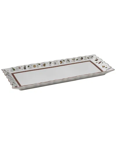 VILLEROY & BOCH VILLEROY & BOCH CHRISTMAS TOY'S DELIGHT RECTANGULAR CAKE PLATE