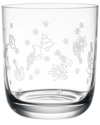 Villeroy & Boch Christmas Toy's Delight Tumblers (set Of 2) In Transparent