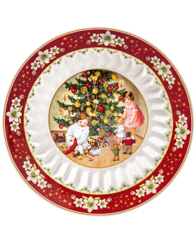 Villeroy & Boch Christmas Toy's Fantasy Children Under Tree Small Bowl In Multi