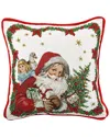 Villeroy & Boch Christmas Toy's Fantasy Embroidered Square Pillow: Santa