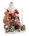 Villeroy & Boch Christmas Toys Memory Musical Santa With Deer Figurine