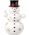 Villeroy & Boch Christmas Toy Memory Stacking Snowman Jar In Multi