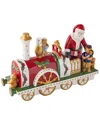 Villeroy & Boch Porcelain Christmas Locomotive Table Centrepiece In Red