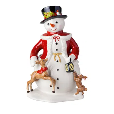 Villeroy & Boch Christmas Toys Memory Snowman Figurine In Multi