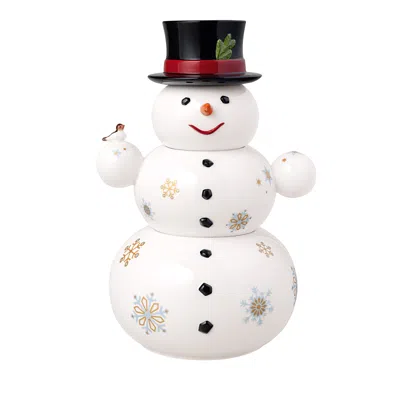 VILLEROY & BOCH CHRISTMAS TOYS MEMORY SNOWMAN JAR