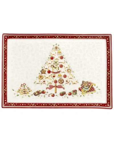 Villeroy & Boch Christmas Winter Bakery Delight Large Cake Plate In Multi