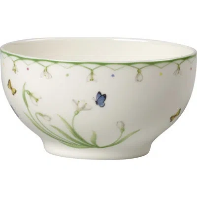Villeroy & Boch Colorful Spring 25.25 oz French Rice Bowl In White;green