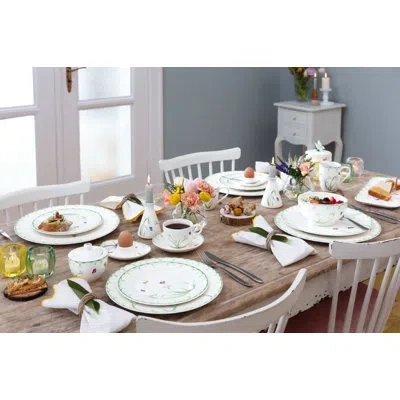 Villeroy & Boch Colorful Spring Bread & Butter Plate In White