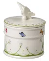 Villeroy & Boch Colourful Spring Small Covered Box In White