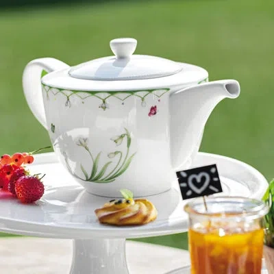 Villeroy & Boch Colorful Spring Teapot In White