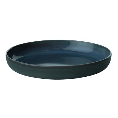 Villeroy & Boch Crafted Denim Deep Plate/pasta Bowl, 8.5 In, 27 Oz, Premium Porcelain, Blue