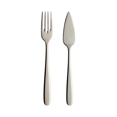 Villeroy & Boch Daily Line Fish Serving Set In Stainless Steel