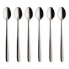 Villeroy & Boch Daily Line Long Drink Spoons, Set Of 6 In Stainless Steel