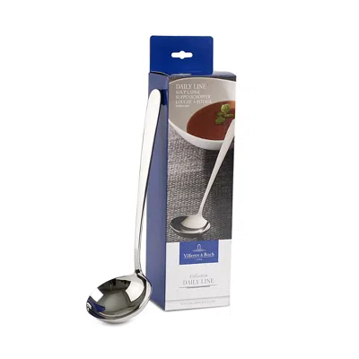 Villeroy & Boch Daily Line Soup Ladle In Silver