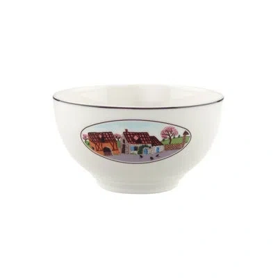 Villeroy & Boch Design Naif 21.75 oz Rice Bowl In Blue;brown;white