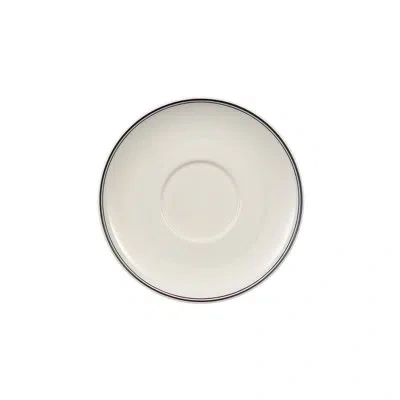 Villeroy & Boch Design Naif 6" Tea Cup Saucer In Black;white