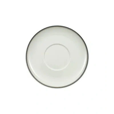 Villeroy & Boch Design Naif 7.1" Breakfast Cup Saucer In Black;white