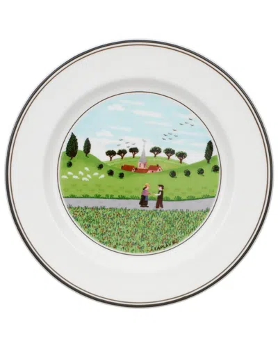 Villeroy & Boch Design Naif Boy & Girl Bread & Butter Plate In Multi