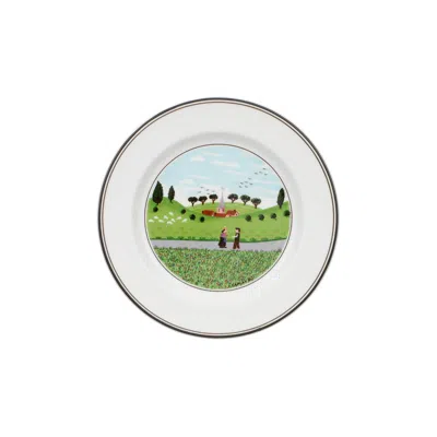 Villeroy & Boch Design Naif Bread & Butter Plate: Boy & Girl In White
