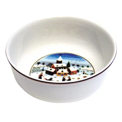 Villeroy & Boch Design Naif Christmas 13 oz Cereal Bowl In Multi