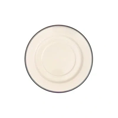 Villeroy & Boch Design Naif Cream Soup Cup Saucer In Black;white