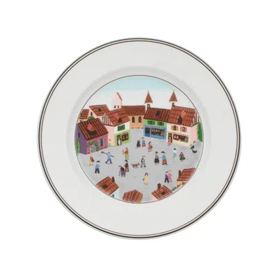 Villeroy & Boch Design Naif Dinner Plate: Old Village Square In Multi