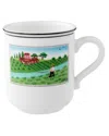 Villeroy & Boch Design Naif Mug Fisherman In White