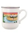 Villeroy & Boch Design Naif Mug Man On Horse In White