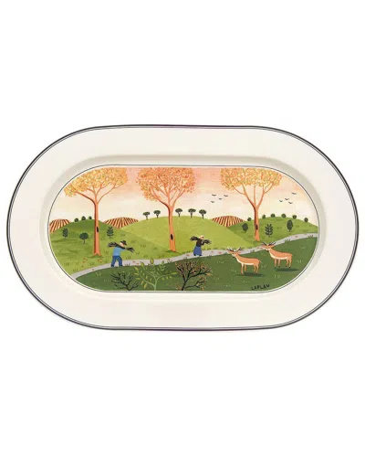 VILLEROY & BOCH VILLEROY & BOCH DESIGN NAIF OVAL PLATTER
