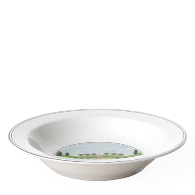 Villeroy & Boch Design Naif Rim Cereal Bowl #6 Friend Meeting In White