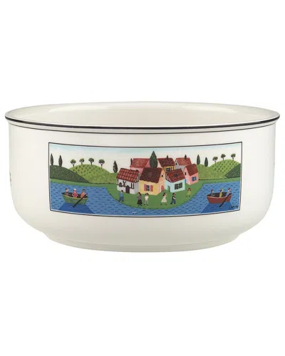 Villeroy & Boch Design Naif Round Vegetable Bowl In White
