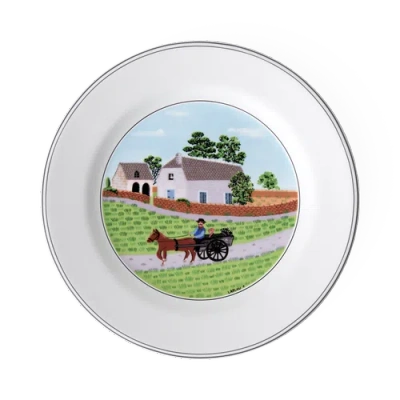 Villeroy & Boch Design Naif Salad Plate #1 Going To Market In Multi